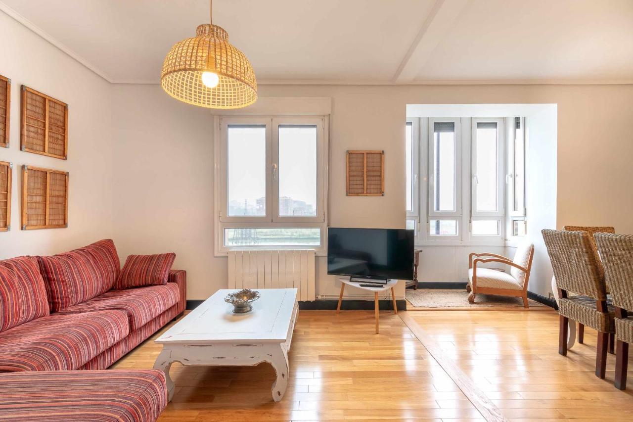 Apartamento Kuia Con Vistas Frontales A La Ria De Bilbao Cerca Del Metro Erandio Εξωτερικό φωτογραφία